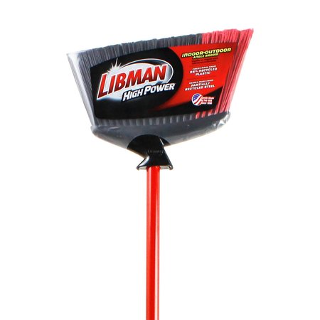 Libman High Power 13 in. W Stiff Recycled Plastic Broom 904